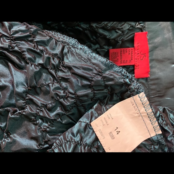 JS Collection Byron Down Shirt Top Blue-Green SZ14 - Picture 8 of 8